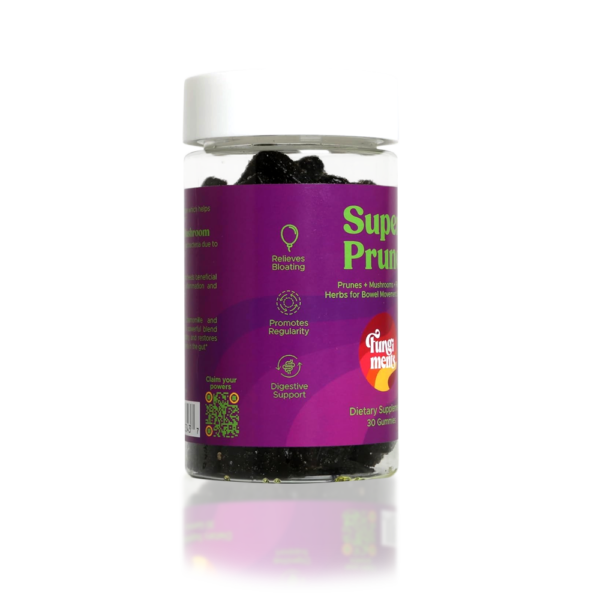 Fungiments Super Prune Facts Bottle