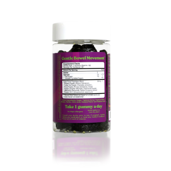 Fungiments Super Prune Facts Bottle